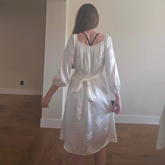 House of Harlow White Silk Dress - Picture 2 of 7